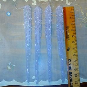 🟢Faux 12" Icicles (decor)